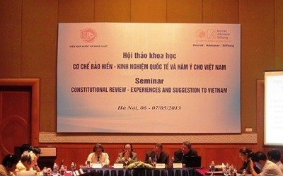Constitutional protection mechanism discussed  - ảnh 1